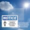 Signmission Property Patrolled By Armed Security Guard OSHA Notice Sign, Plastic, 10in W x 7in L, 2PK OS-2PACK-NS-P-710-L-16435 - alternate 2